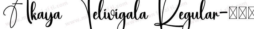 Akaya Telivigala Regular字体转换
